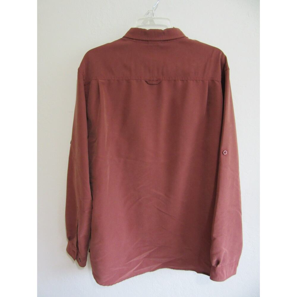 The North Face Rust Color Button Down L Long Slee… - image 2